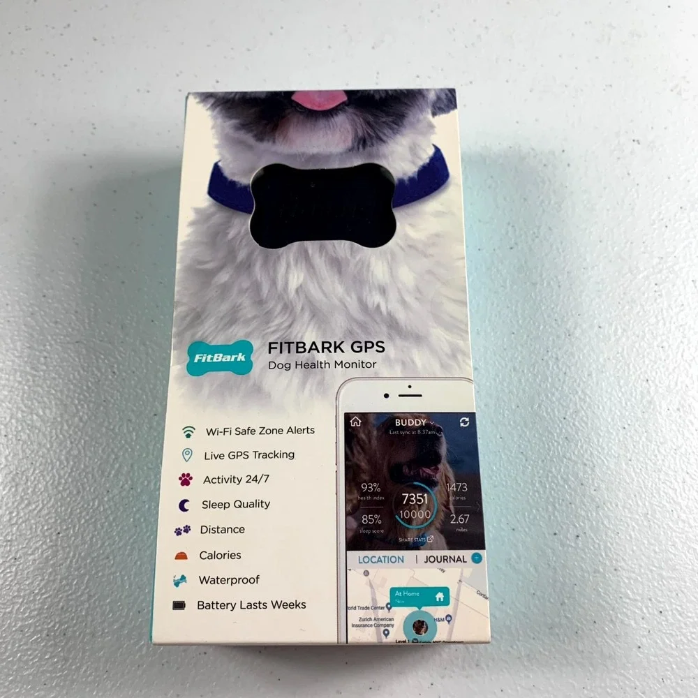 Fitbark GPS Dog Health Monitor‎ Health, Fitness & Location Tracking Collar Black